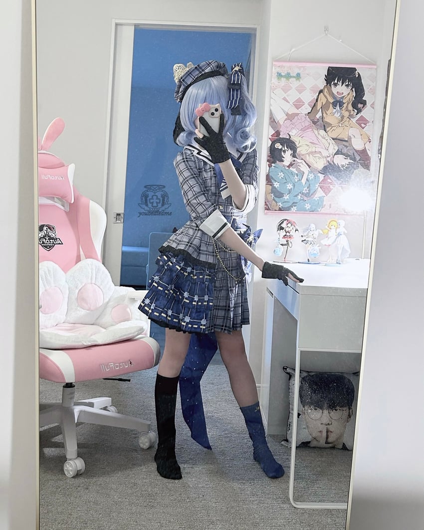 hoshimachi suisei and faker (hololive and 1 more) by enwyu