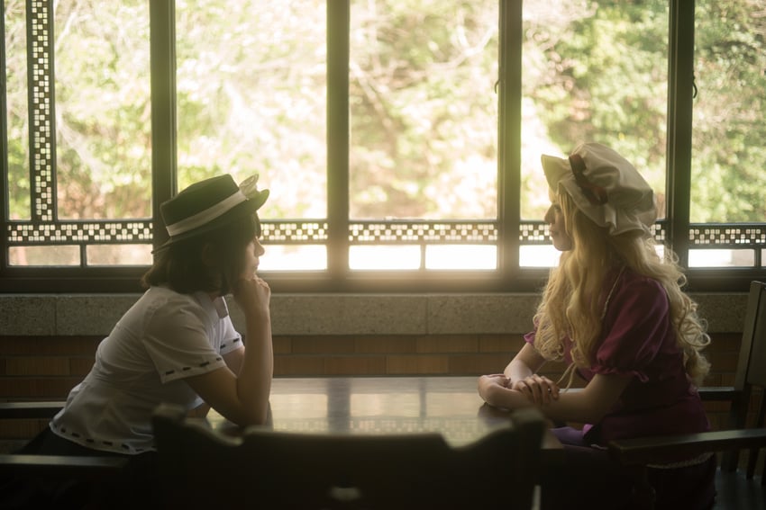 usami renko and maribel hearn (touhou and 1 more) by ginji_(sakaki_summer)