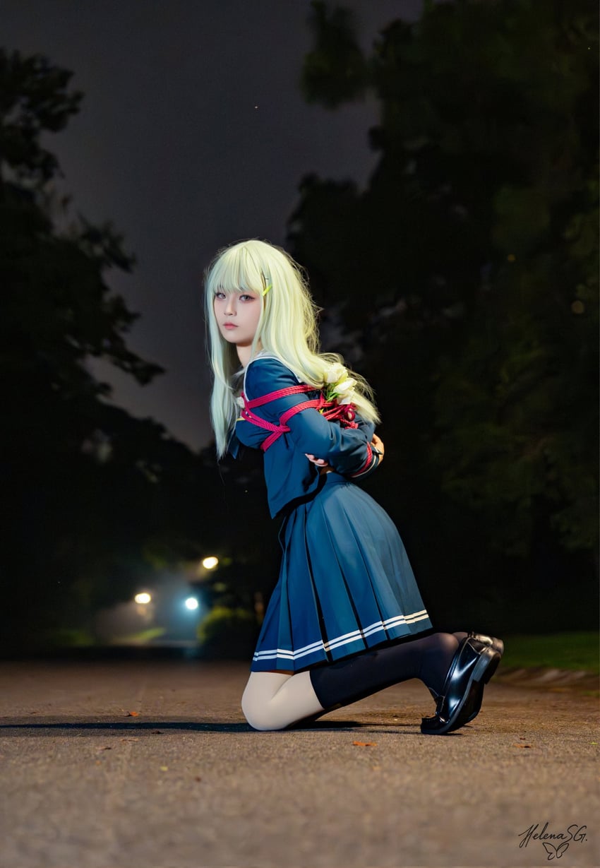 wakaba mutsumi (bang dream! and 1 more) by helena5g_(photographer) and hoshinor_nana