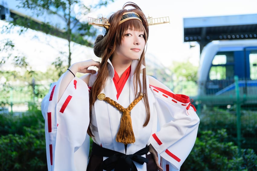kongou (kantai collection and 1 more) by litonagi_(photographer) and yuma_nia
