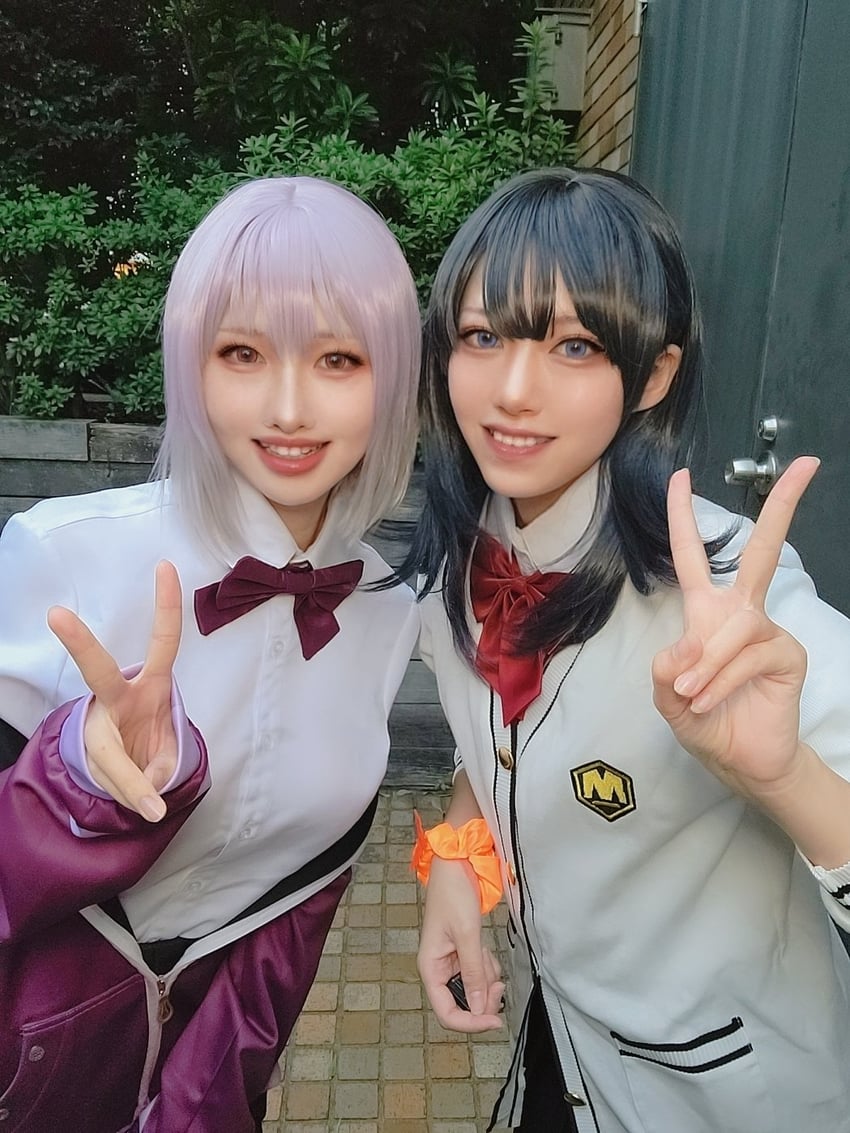 takarada rikka and shinjou akane (gridman universe and 1 more) by ahsyokuyoku and tatataishi11