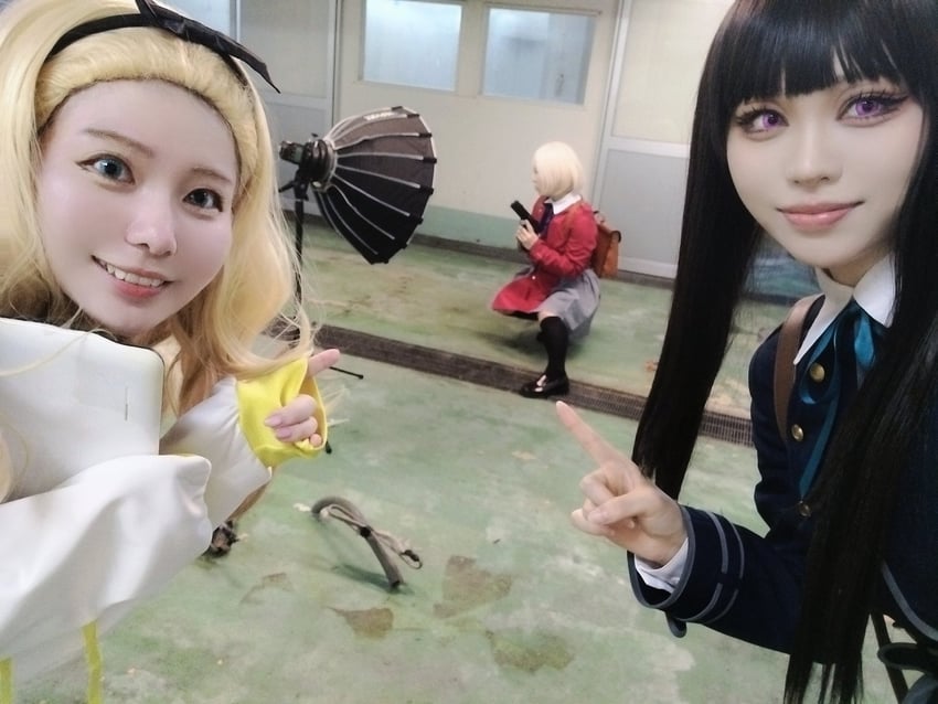 inoue takina (lycoris recoil) by akuno_cosak, daizu_sato, and saki_miyo