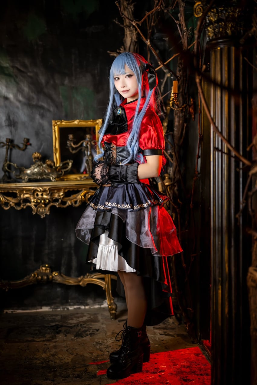 togawa sakiko and oblivionis (bang dream! and 1 more) by knemari and nagi_ken_(photographer)