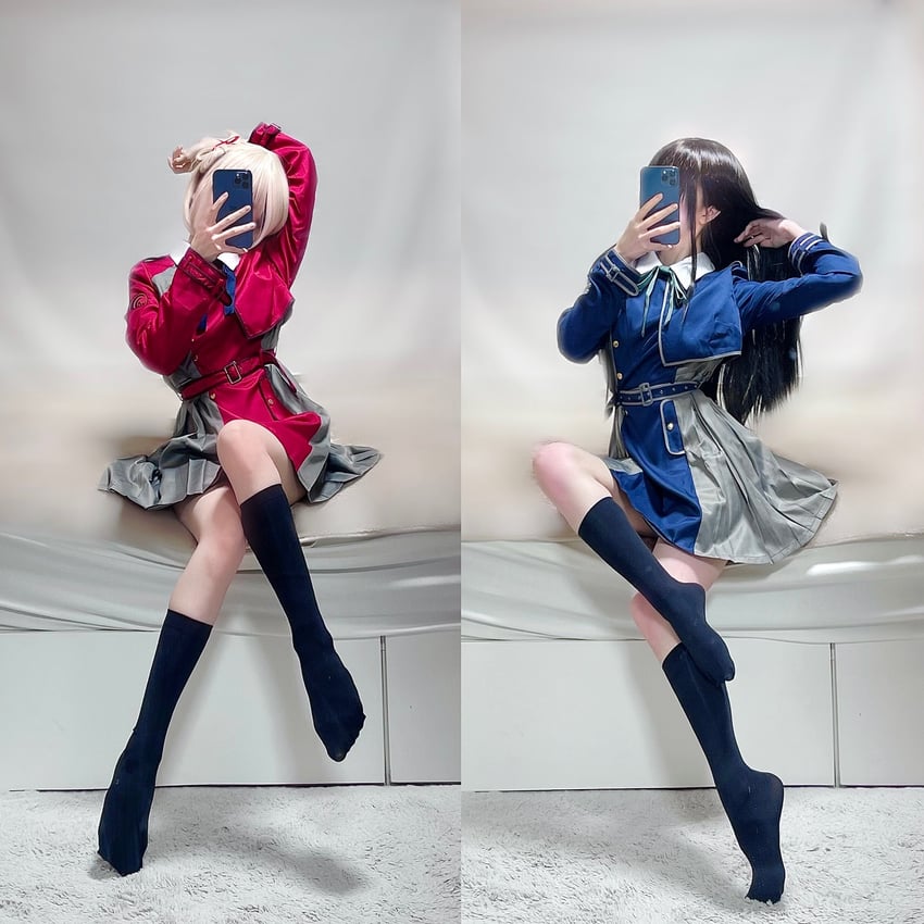 inoue takina and nishikigi chisato (lycoris recoil) by cos_yu
