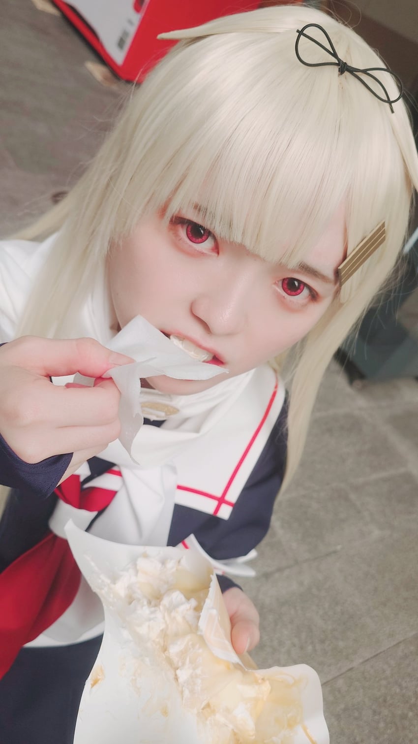 yuudachi and yuudachi kai ni (kantai collection) by shiratama_(matcos_feli_)