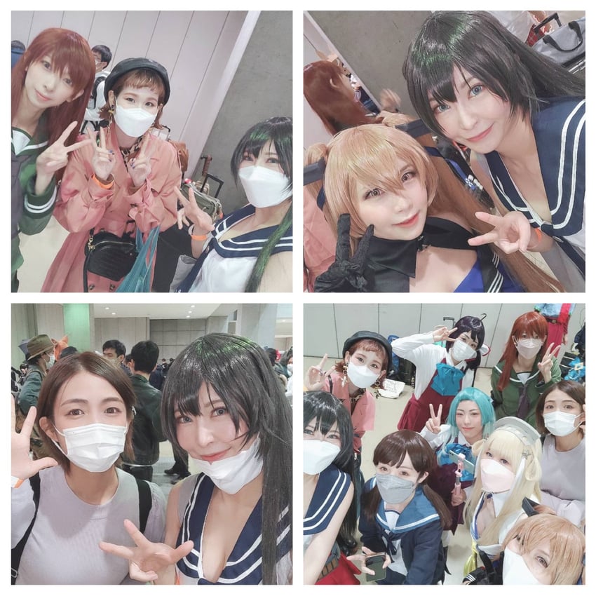 ooi, fujinami, shirayuki, agano, suzunami, and 2 more (kantai collection) by ko_keshi_girl and tunatanaka