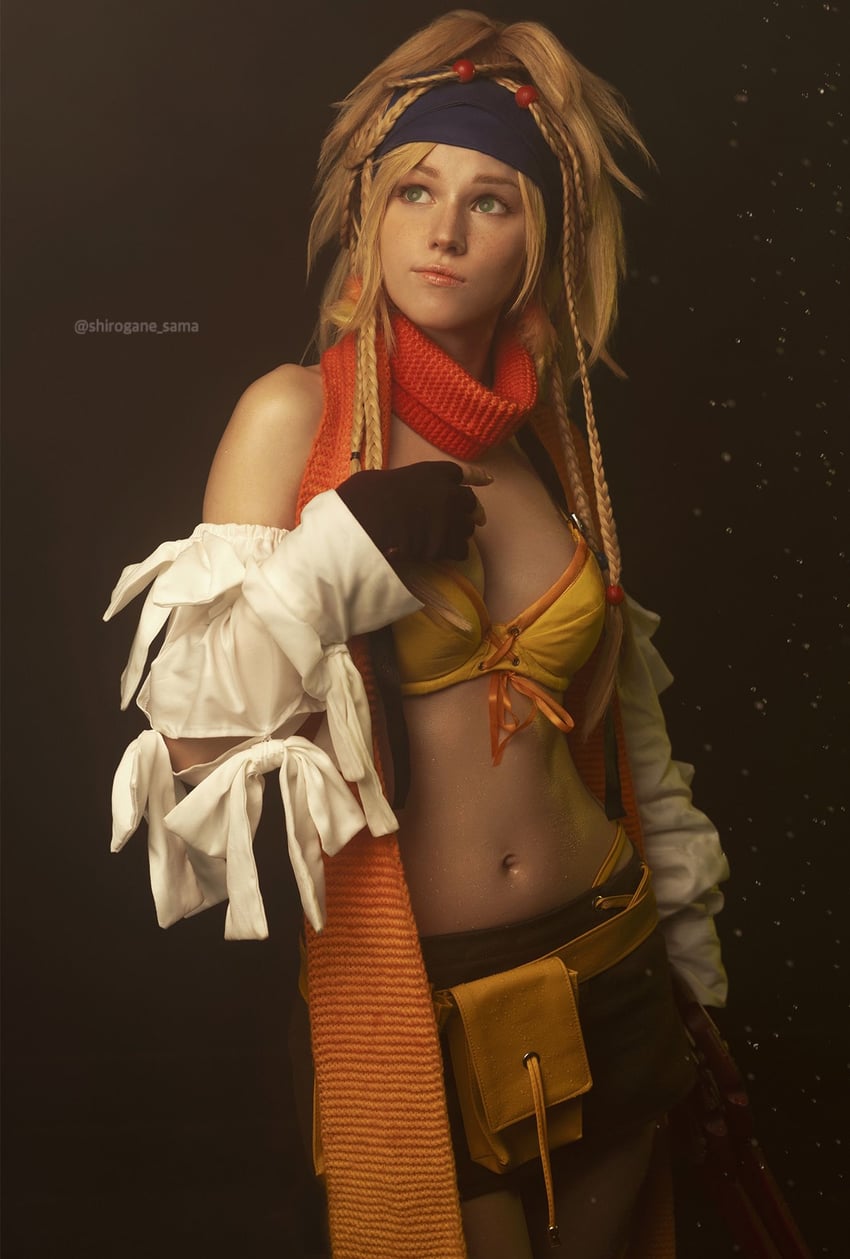 rikku and thief (final fantasy and 1 more) by shirogane-sama