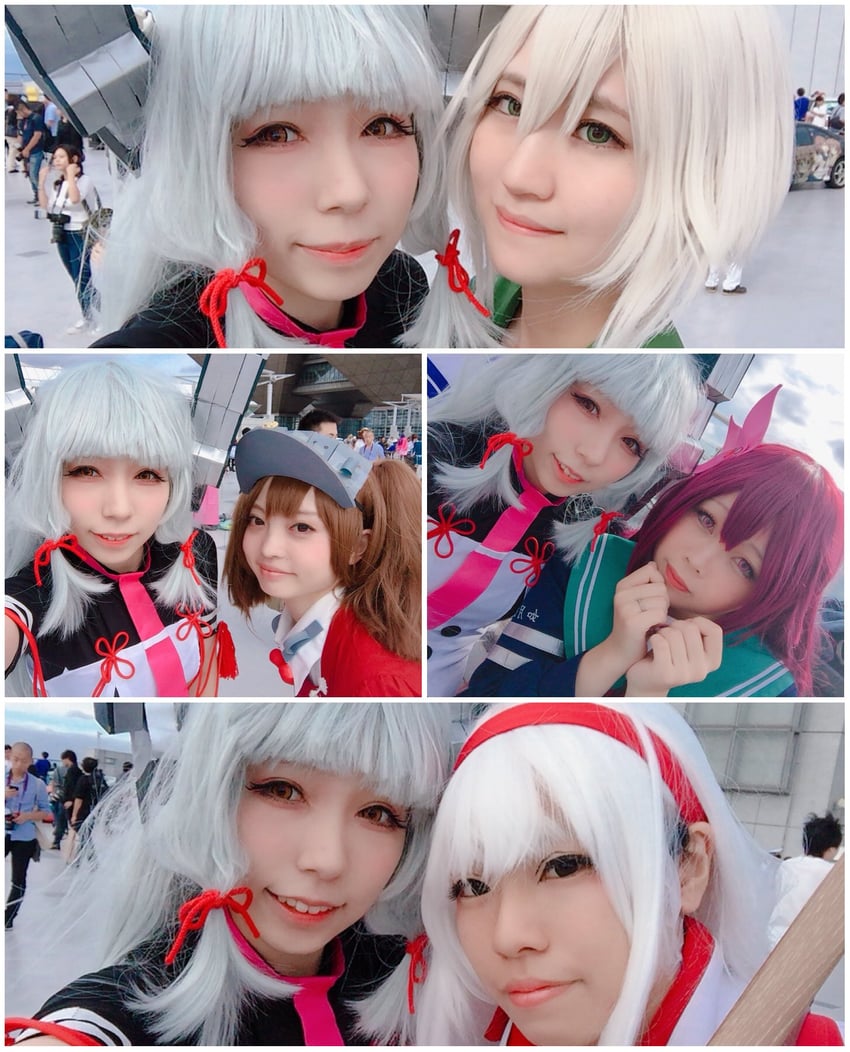 murakumo, murakumo kai ni, shoukaku, shimushu, ryuujou, and 2 more (kantai collection) by ko_keshi_girl