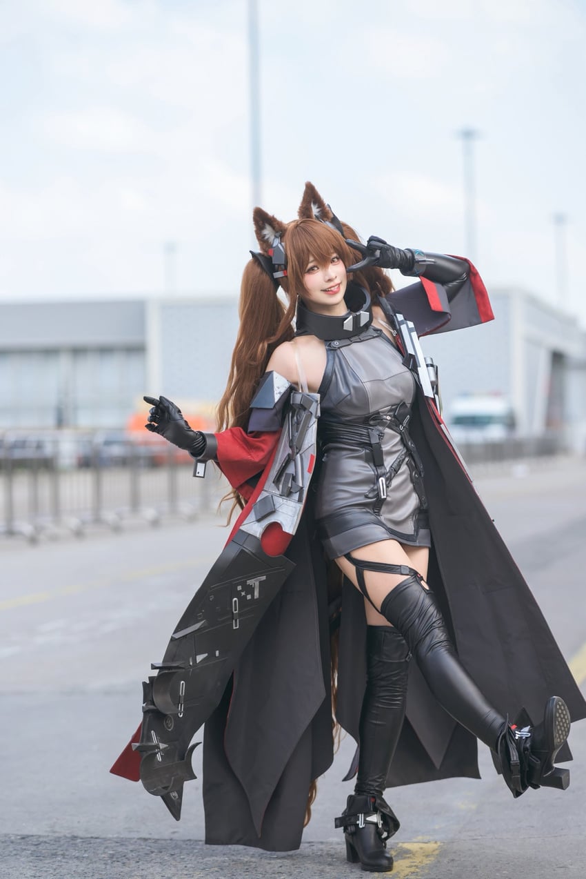 angelina and gilberta (arknights and 1 more) by sherryken777