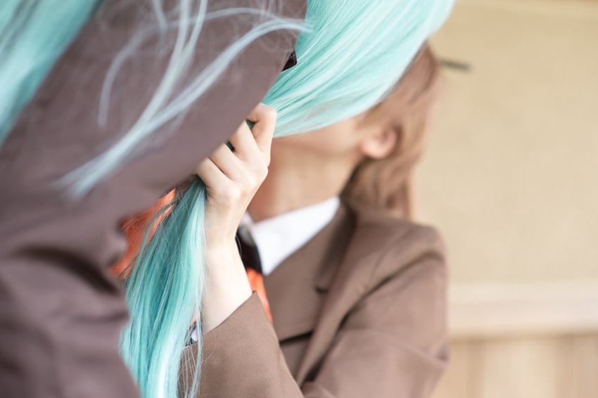 suzuya and kumano (kantai collection) by girasol6971, litonagi_(photographer), and marie_morinaga3