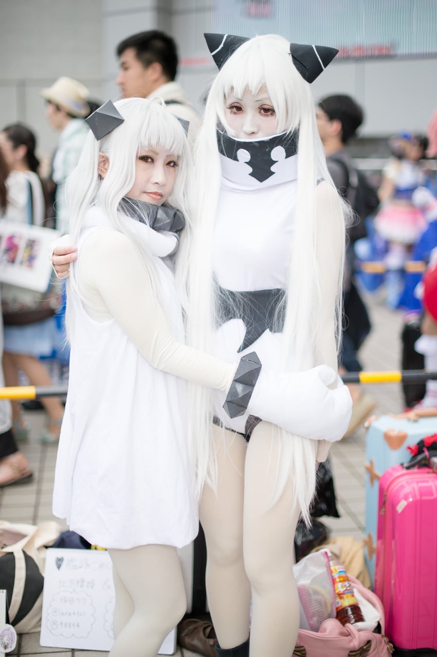 northern ocean princess and airfield princess (kantai collection) by lara4321, litonagi_(photographer), and yokosukamome