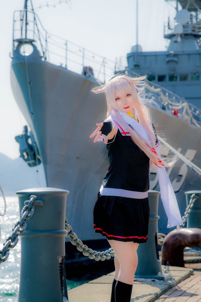 yuudachi and yuudachi kai ni (kantai collection) by satou_yukino