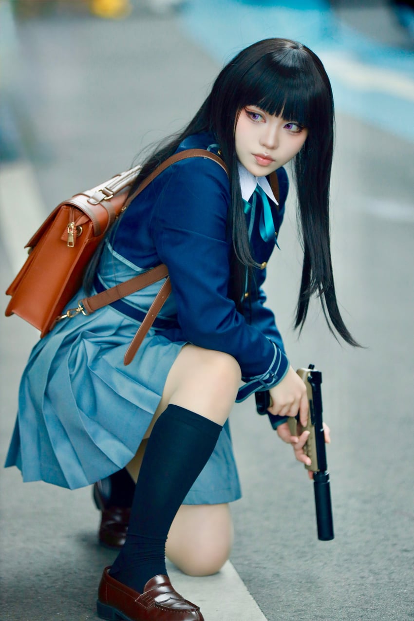 inoue takina (lycoris recoil) by saki_miyo