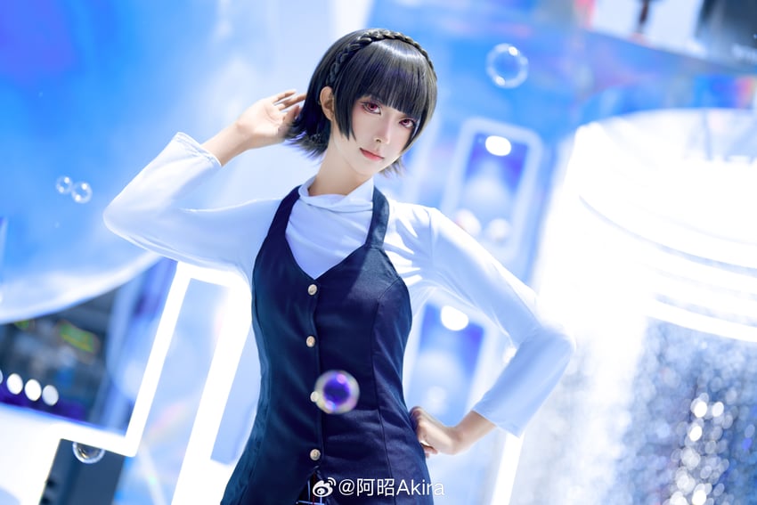 niijima makoto (persona and 1 more) by azhao_akira