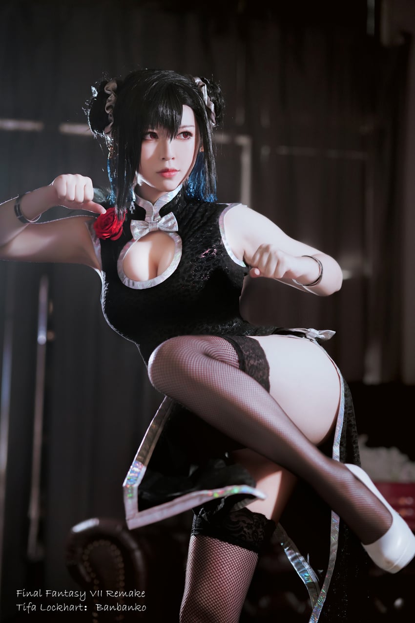 tifa lockhart (final fantasy and 2 more) by banbanko