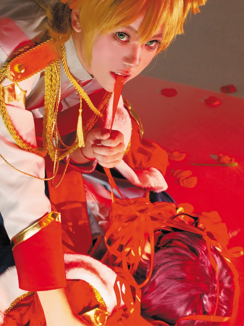 daiba nana and hoshimi junna (shoujo kageki revue starlight) by feng_qiyi_xiangsi. and you_yi_yun_jie