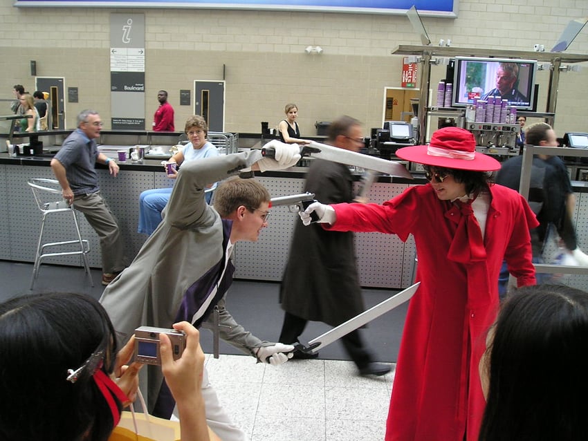 alucard and alexander anderson (hellsing and 1 more)