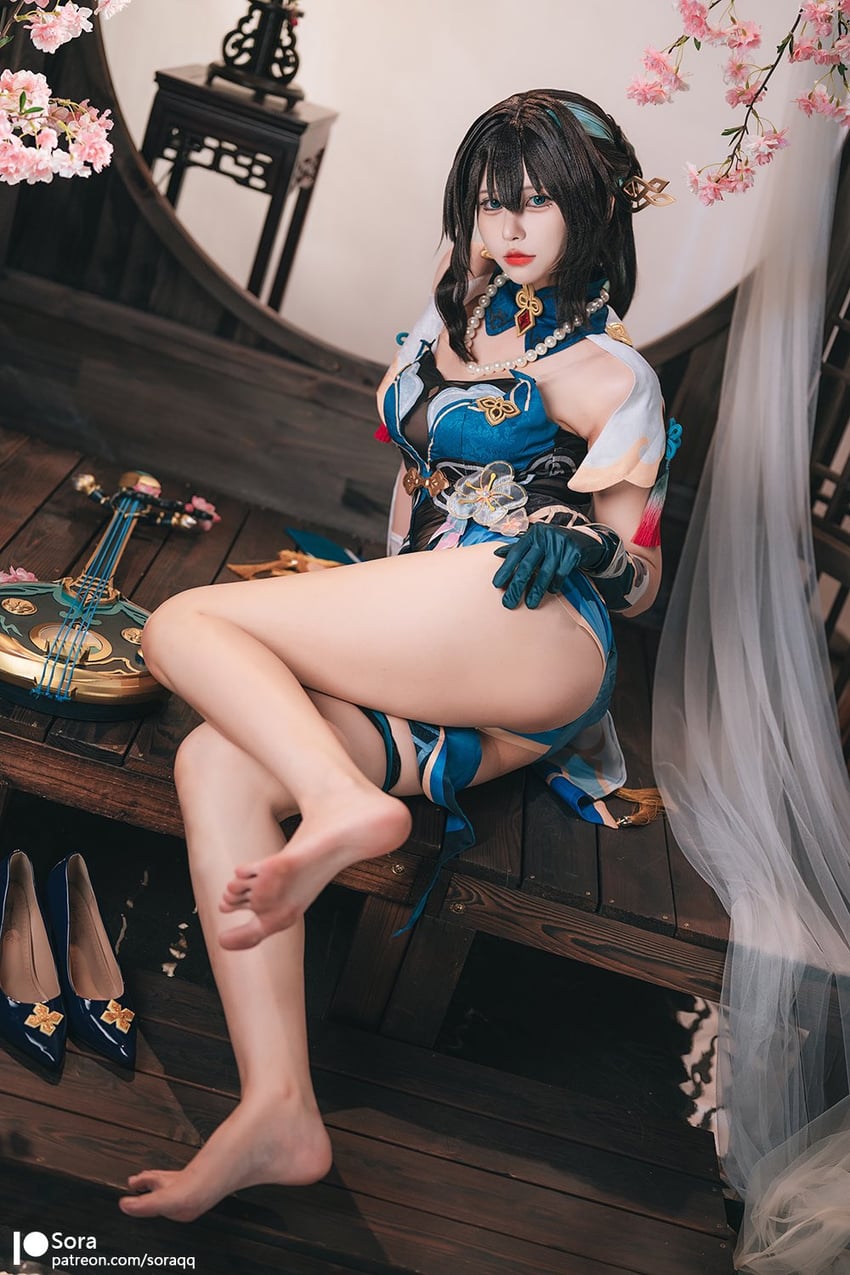 ruan mei (honkai and 1 more) by soraqq