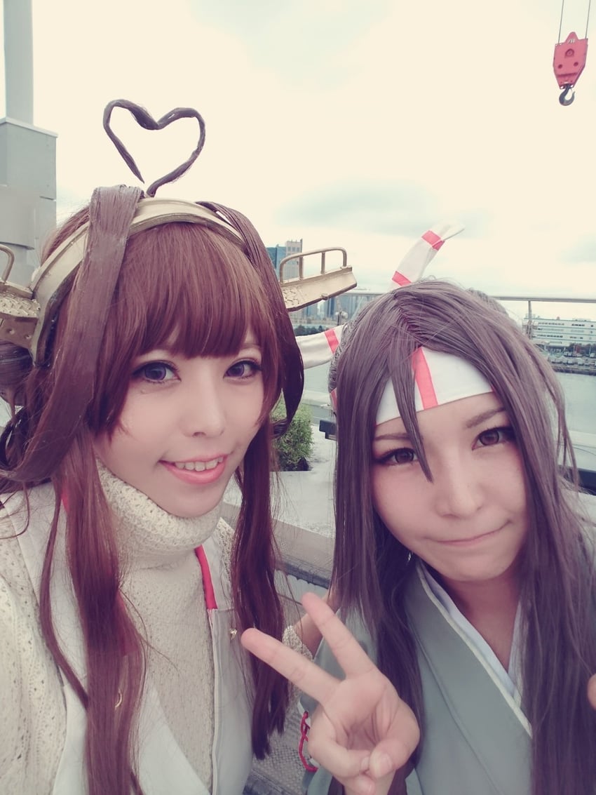 zuihou, zuihou kai, and kongou (kantai collection) by girasol6971 and tunatanaka