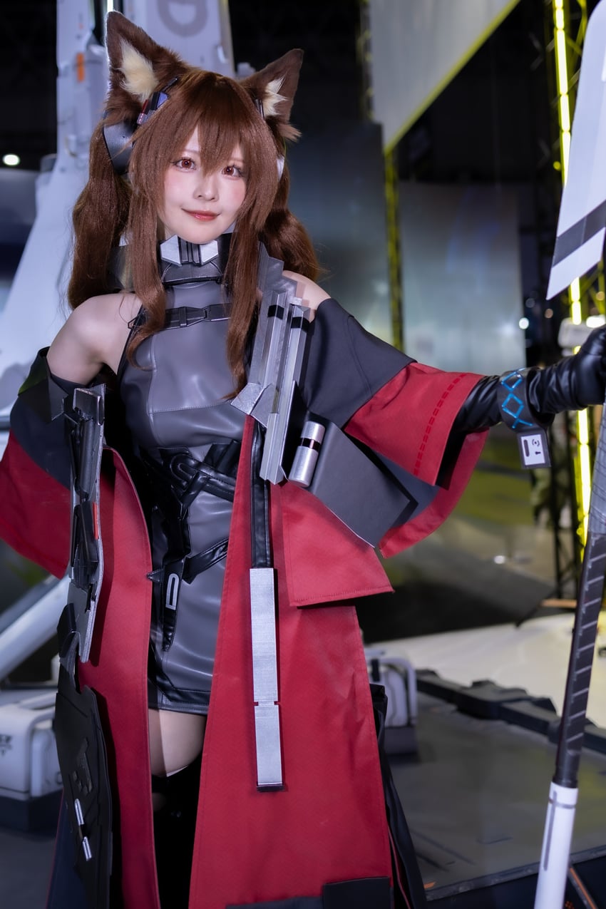 angelina and gilberta (arknights and 1 more) by yamo8cos