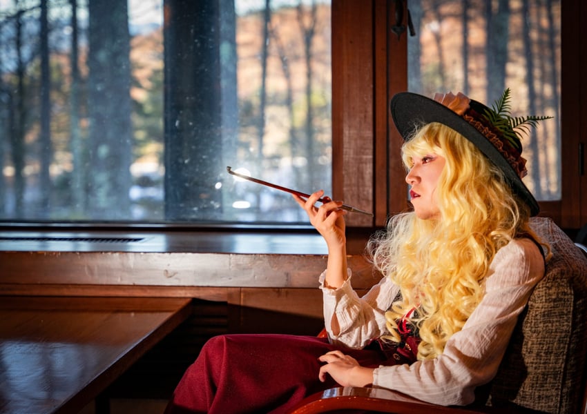 jacket girl (touhou and 1 more) by rusnrg1