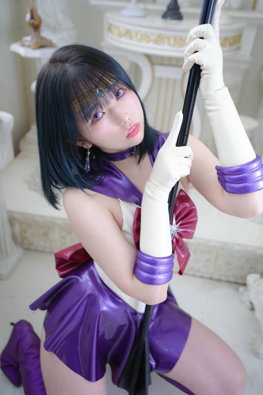 tomoe hotaru and sailor saturn (bishoujo senshi sailor moon) by madokacos