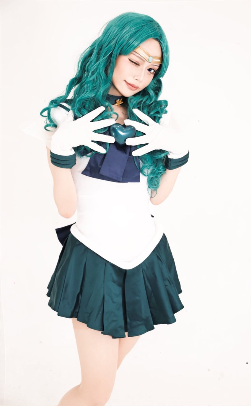 sailor neptune and kaiou michiru (bishoujo senshi sailor moon) by mirumi_(36mirumi)