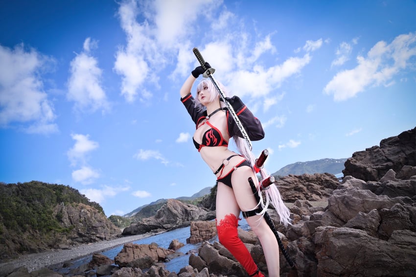 jeanne d'arc alter (fate and 1 more) by puutin_cos