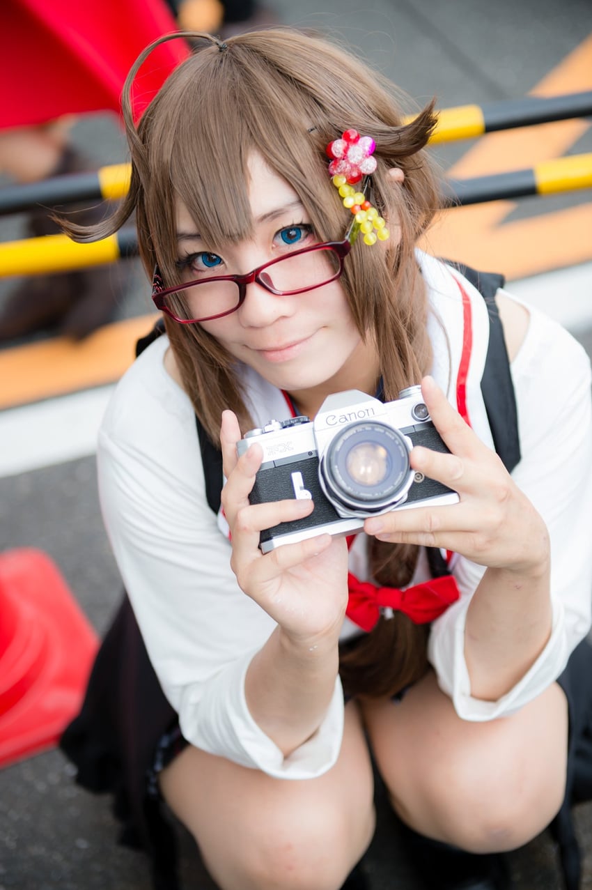 shigure and shigure kai ni (kantai collection and 1 more) by akira9399 and litonagi_(photographer)