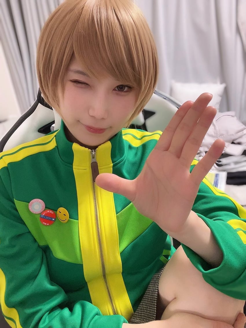 satonaka chie (persona and 1 more) by yushiko