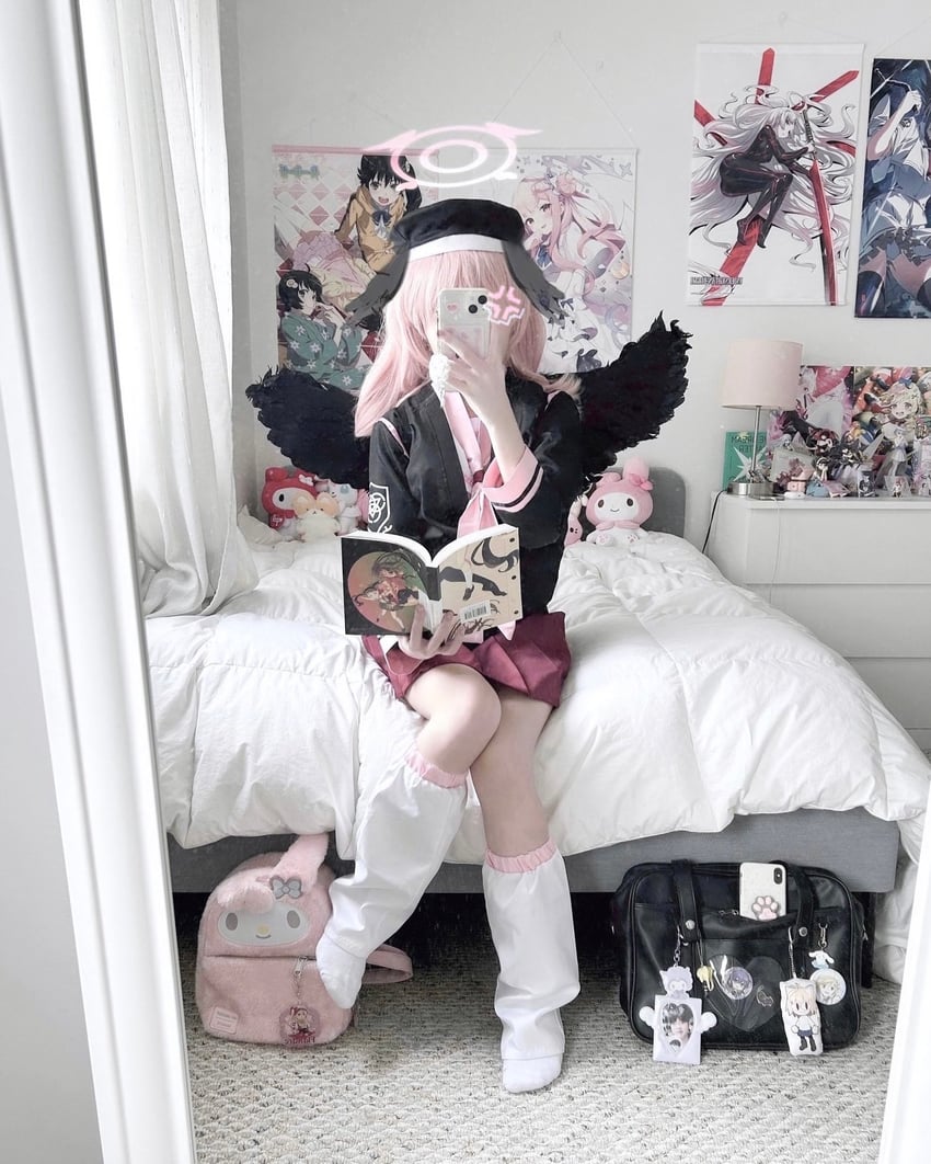 koharu, mika, and neco-arc (blue archive and 2 more) by enwyu