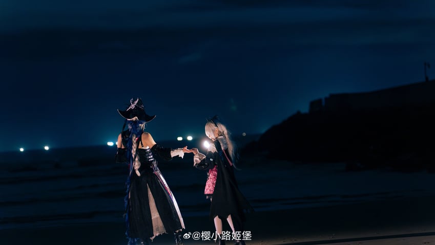 irene, specter, and specter the unchained (arknights) by tsuki_yue_jin and ying_xiaolu_ji_bao