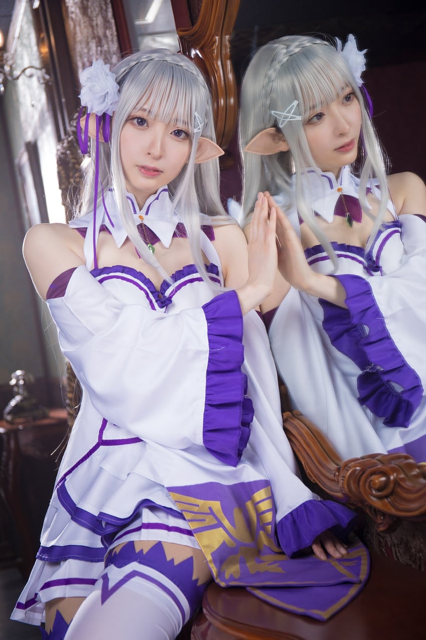 emilia (re:zero kara hajimeru isekai seikatsu) by coszettairyoiki