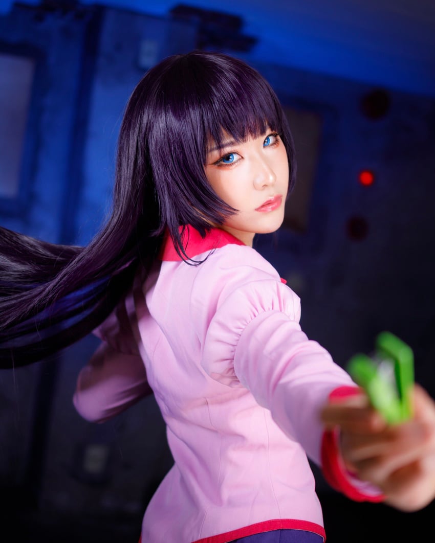 senjougahara hitagi (monogatari and 1 more) by ymnnkn_okura