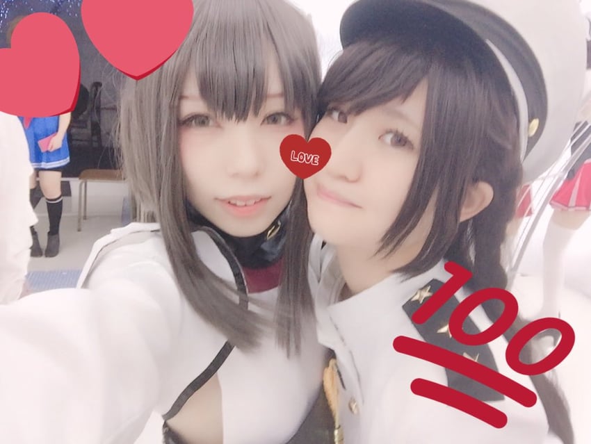 taihou and female admiral (kantai collection) by ko_keshi_girl