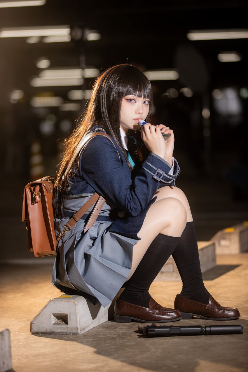 inoue takina (lycoris recoil) by saki_miyo