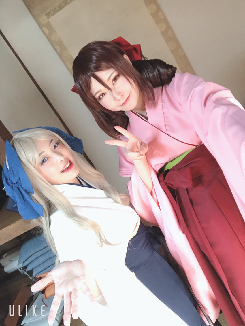 harukaze and asakaze (kantai collection) by gamasanmk2 and tunatanaka