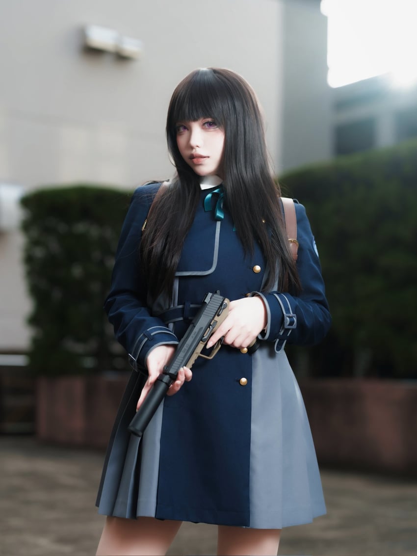 inoue takina (lycoris recoil) by saki_miyo