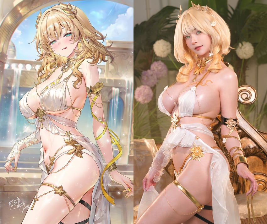 aglaea (honkai and 1 more) by machi_(machi0910)