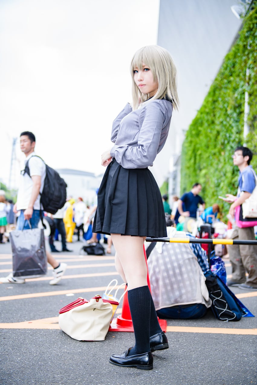 itsumi erika (girls und panzer and 1 more) by litonagi_(photographer) and wasse_ring