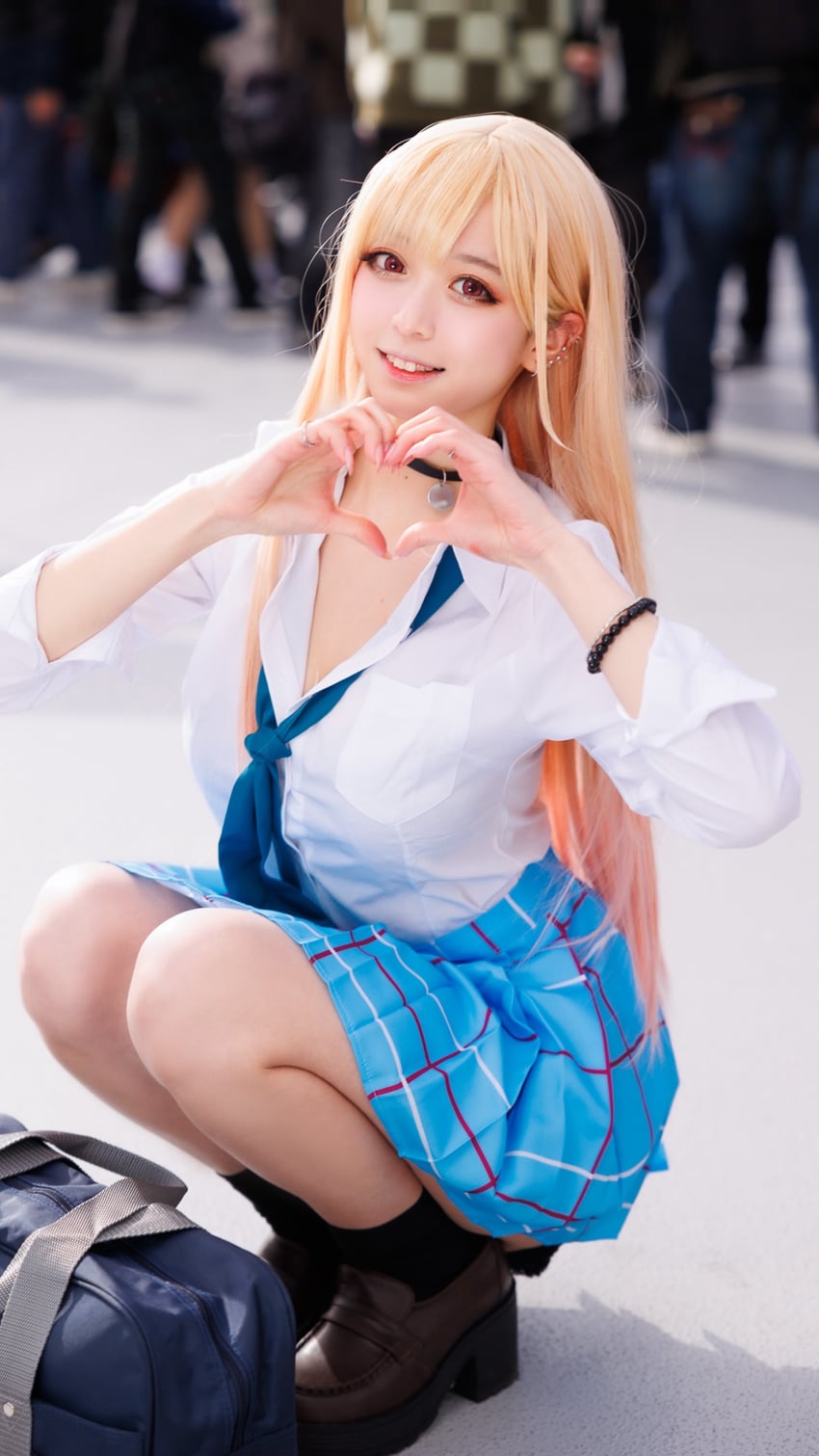 kitagawa marin (sono bisque doll wa koi wo suru) by artcom7_(photographer) and yami_(chanbaekkailu1)