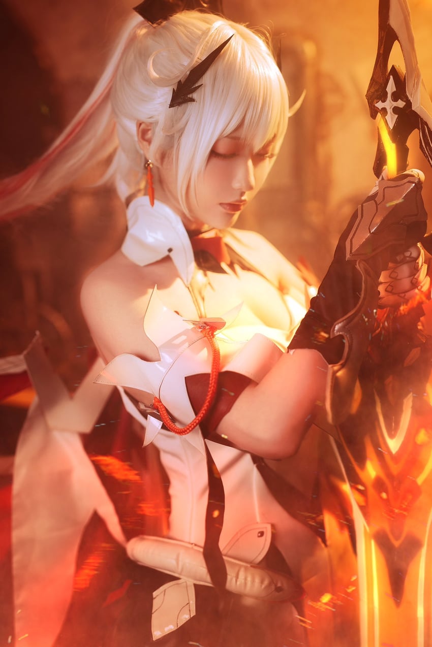 kiana kaslana (honkai and 1 more) by nangongovo