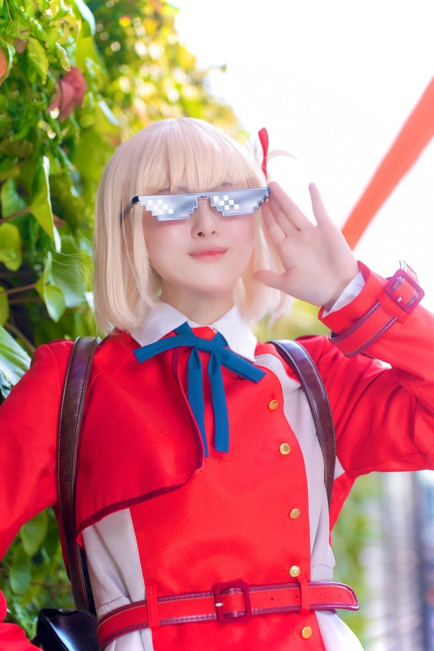 nishikigi chisato (lycoris recoil) by aomura_(aomr_fre)